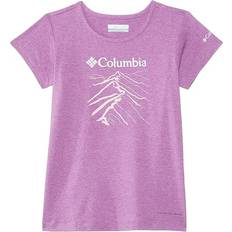Columbia Girl's Tech Trail S/S Graphic Shirt - Lilla