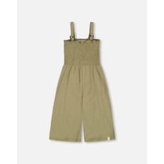 Jumpsuits Children's Clothing Deux par Deux Smocked Crinkle Jersey Jumpsuit - Olive Green