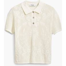 Desigual Women's Polo Shirt Ray - Blanc