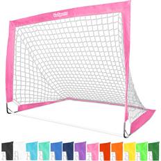 Pink Football Goals GoSports Team Tone 4 ft x 3 ft Portable Soccer Goal for Kids