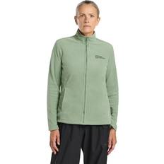 Jack Wolfskin Dame Sweatere Jack Wolfskin Women's Taunus Full Zip - Eucalyptus