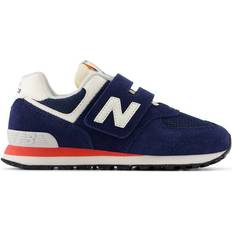 New Balance 574 Hook And Loop Sneakers - Blå/Rød