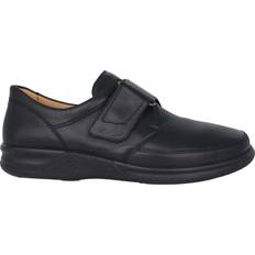 Velcrobånd Loafers Ganter Bred Strop Herresko - Sort