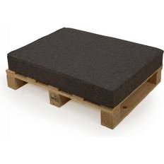 Andorra Pallehynde 1/2 Sæde Vandafvisende Grå Stolehynde Grå (80x60cm)