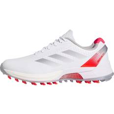 Sko adidas Adizero ZG Spikeless Golf Sko - Cloud White/Silver Metallic/Lucid Red