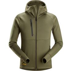 Snickers Workwear Arbeidsoverdele Snickers Workwear Flexiwork Polartec Hættetrøje Med Lynlås - Khaki Green