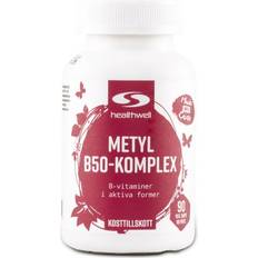 Healthwell Metyl B-Komplex, kapsler 90 stk