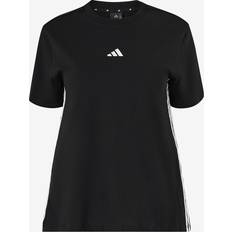 Adidas T-shirts adidas Essentials 3-Stripes Cotton T-Shirt - Black