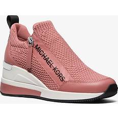 Adidas Ozweego Sneakers Michael Kors MK Willis Textured Stretch-Knit Trainer - Pink