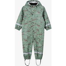 Regndresser Lindberg Regndress Vattholma Rain Baby Overall - Green/Brown