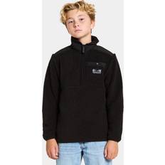 146/152 Fleecetøj Didriksons Exa Half Zip Fleecesweatere - Sort