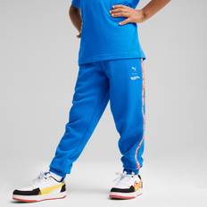 Puma Byxor Puma x Hot Wheels Sweatpants Kids - Blue