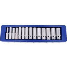 US PRO 14 Piece 3/8 6 Point Deep Metric Socket Set 8mm 21mm 1389 Socket Bit