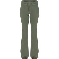 PrettyLittleThing Low Rise Skinny Flare Pants - Sea Green