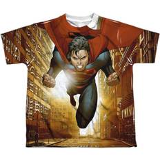 Gold T-shirts Gildan Superman Up City Youth Short Sleeve T-Shirt - White
