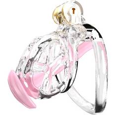 Cellmate Sexlegetøj Cellmate Guardian Chastity Cage Clear Size 0