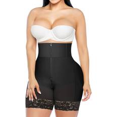 Shapewear for Women Tummy Control Strapless Fajas Colombianas Body Shaper Butt Lifter - Black