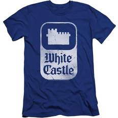 Trevco Trevco Castle Classic Logo Premium Canvas Short Sleeve T-Shirt - White Castle Classic Logo