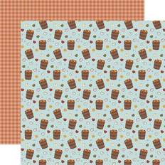 Silk & Crepe Papers Sweater Weather Double-Sided Cardstock 12 x 12 in Apple Buckets