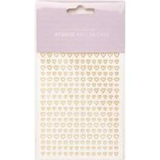 The Gel Bottle Gold Heart Outlines Studio Nail Decal Stickers