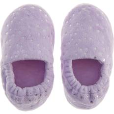 Pink Slippers Metzuyan Metzuyan Girls Sugar Pink Silver Star Super Soft Plush Indoor Slippers - Purple