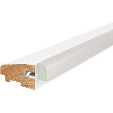 Q lon Dafa træliste hvid Q-lon 2,1 mtr 2100x21mm
