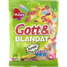 Malaco Gott & Blandat Super Sour 130g 1pack