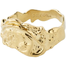 Pilgrim BLOSSOM recycled organisk ring guldbelagt