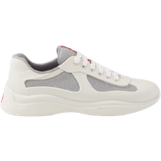 Prada America's Cup Soft Rubber Bike Fabric Sneakers - Beige Khaki