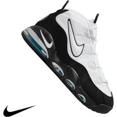 Nike 95 black Nike Air Max Uptempo Basketball Shoes - White/Black