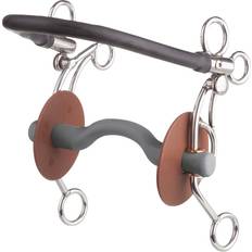 Beris US Horse Double Bridle With A Ported Mouthpiece Hard Konnex - Gris