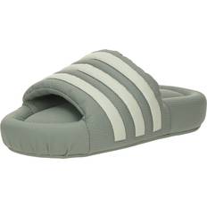 Herr - Platå Slides adidas Adilette 24 Badtofflor - Silver Green