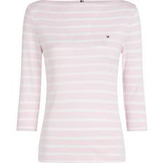 Tommy Hilfiger Pink T-shirts Tommy Hilfiger New Cody Shirts - Lyserød/Hvid