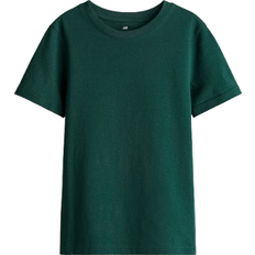 H&M Cotton T-shirt - Dark Green (0676207048)