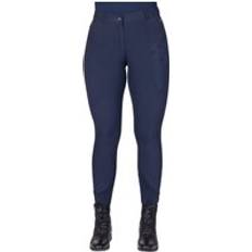 Horse Whips QHP Mid Grip Riding Trousers for Women Summer - Bleu