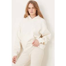 Gina Tricot Oversized Hættetrøje - Hvid