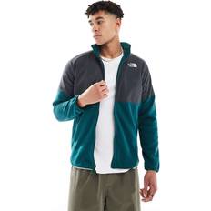 The North Face Glacier Heavyweight Full Zip Fleece - Green Dark