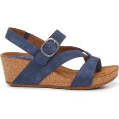 Eurosoft Evelyn Wedge Sandal Women's Blue Sandals Slingback