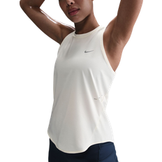 Hvid - Løb Toppe Nike Swift Dri-FIT Løbetanktop Til Kvinder - Hvid