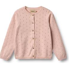 Trøjer Børnetøj Wheat Kid's Knit Cardigan Maia - Lyserød