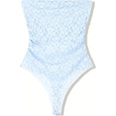 Blåa Bodys Bershka Body