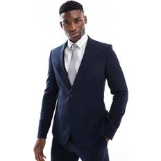 Suits River Island Mens Skinny Suit Jacket - Navy