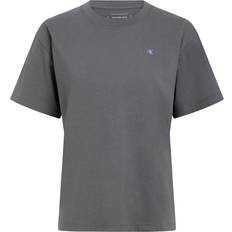 Calvin Klein Grey Tops Calvin Klein Relaxed Back Logo T-shirt