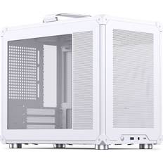 Pc micro atx Jonsbo C6 MAX PC-kabinet Minikabinet Micro-ATX hærdet glas hvid
