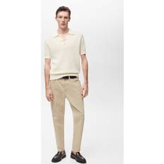 Beige - Men Jeans Mango Ben Tapered Fit - Beige