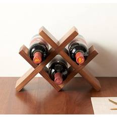 Oak Wine Racks Union Rustic Free-Standing Storage Racks 12.8cm H x 9.3cm W x 3.93cm D Wine Rack