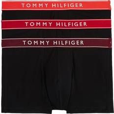 Tommy Hilfiger Underwear Tommy Hilfiger Everyday Essentials 3 Pack Trunks - Black/Red