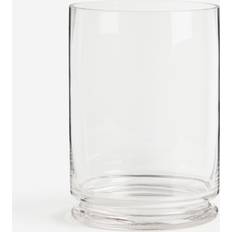 H&M Large Glass Candle - White Lantern 20cm