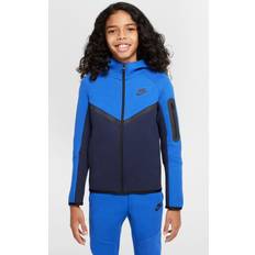 Nike Sportswear Tech Fleece Hættetrøje Med Lynlås - Blå