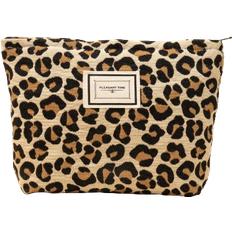 Shein 1pc Leopard Print Zippered Makeup Bag